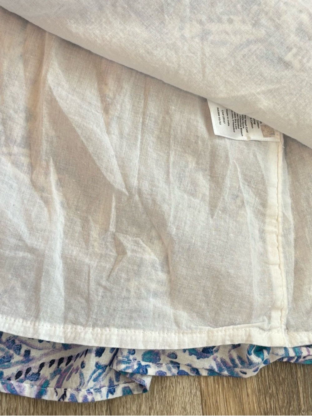 Talbots Tiered Cotton Maxi Dress Watercolor Medallions Women’s 12 - Picture 14 of 15